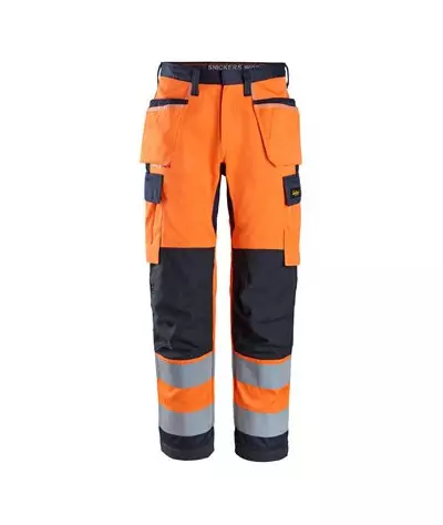 Snickers Workwear Arbetsbyxa med hölsterfickor, varsel klass 2, Sni...