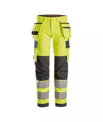 Snickers Workwear Arbetsbyxa med stretch och hölsterfickor, varsel ...
