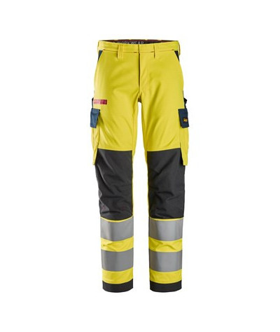 Snickers Workwear Arbetsbyxa med stretch, varsel klass 2