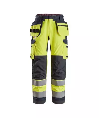 Snickers Workwear Varselbyxa med hölsterfickor, klass 2, Snickers W...