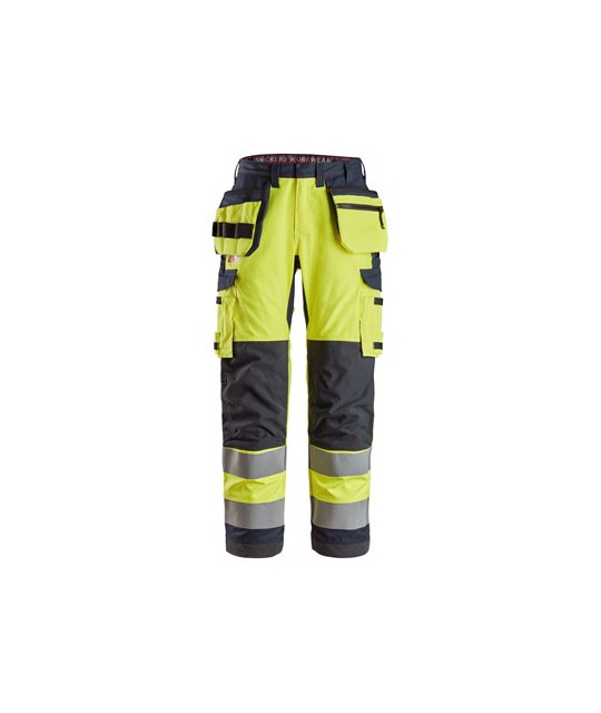 Snickers Workwear Varselbyxa med hölsterfickor, klass 2, Snickers W...