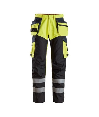 Snickers Workwear Varselbyxa med hölsterfickor, klass 1, Snickers W...