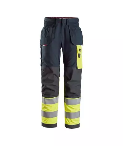 Snickers Workwear Arbetsbyxa med hölsterfickor, varsel klass 1, Sni...