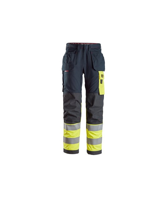 Snickers Workwear Arbetsbyxa med hölsterfickor, varsel klass 1, Sni...