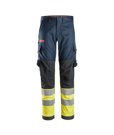 Snickers Workwear Arbetsbyxa stretch, varsel klass 1