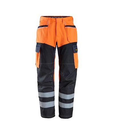 Snickers Workwear Byxa med förstärkt framsida av benet, hölsterfick...