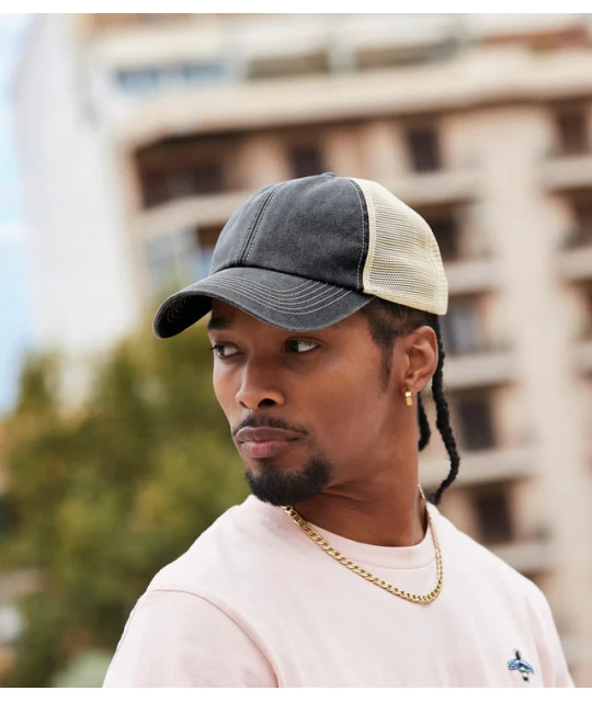 Beechfield 6 Panel Vintage Trucker | ADT Tryck