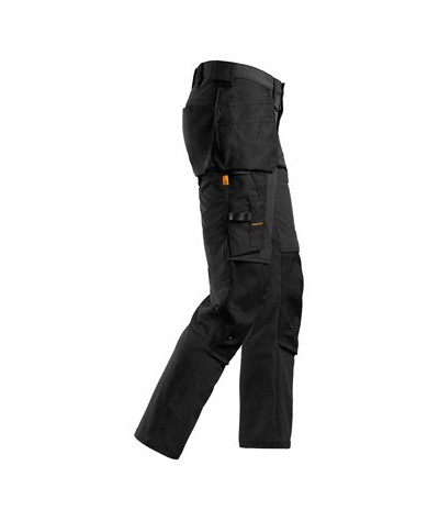 Stretch work trousers with holster pockets
