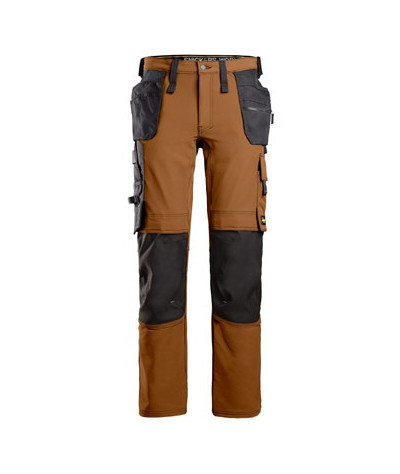 Stretch work trousers with holster pockets