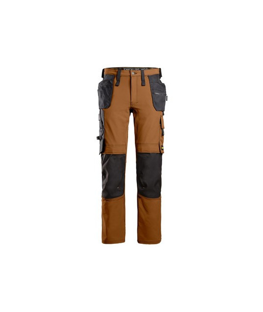 Stretch work trousers with holster pockets