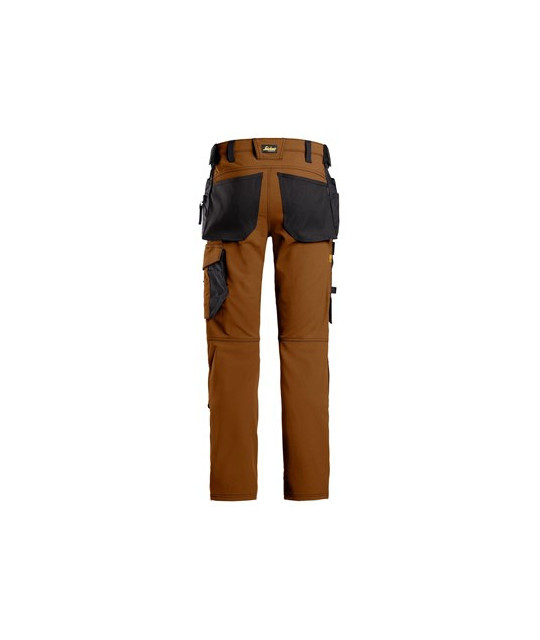 Stretch work trousers with holster pockets