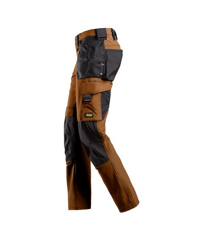 Stretch work trousers with holster pockets