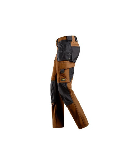 Stretch work trousers with holster pockets