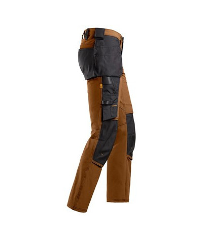 Stretch work trousers with holster pockets