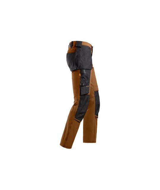 Stretch work trousers with holster pockets