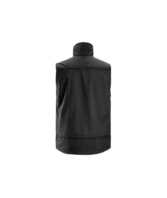 Softshell vest with stretch