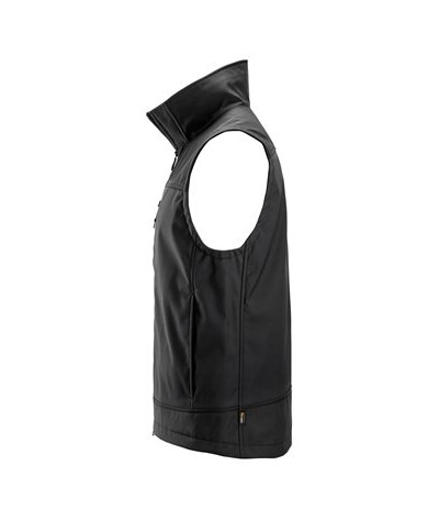 Softshell vest with stretch