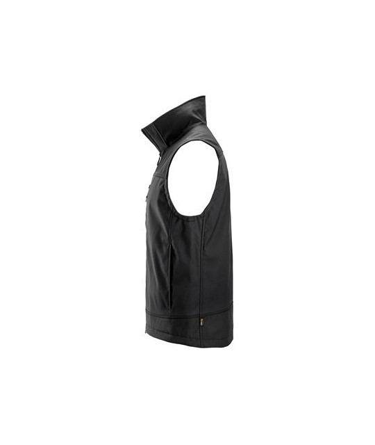 Softshell vest with stretch