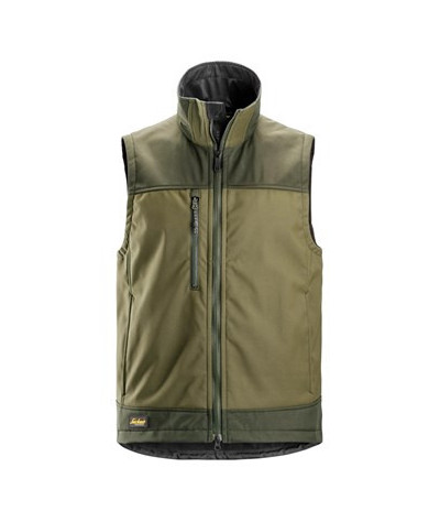 Softshell vest with stretch