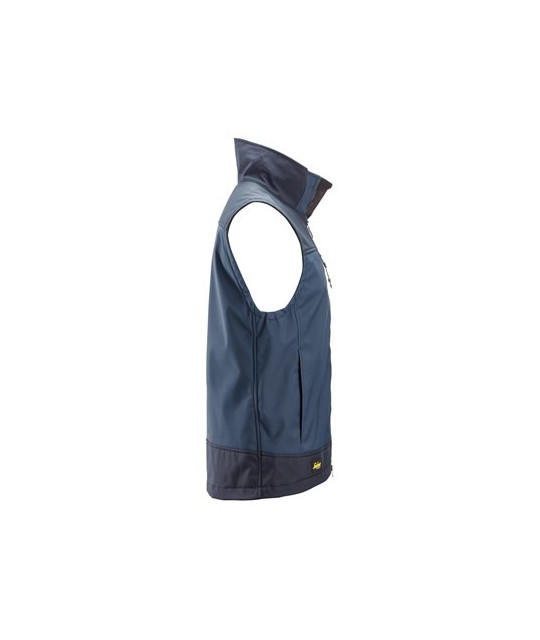 Softshell vest with stretch