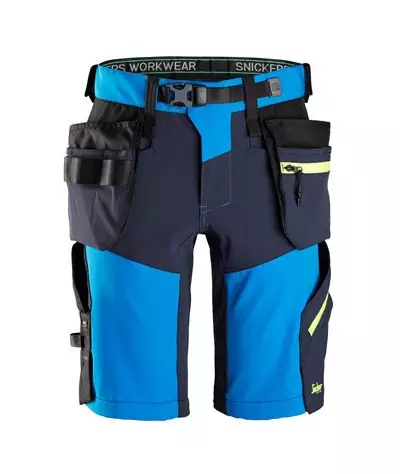 Snickers Workwear Softshellshorts med avtagbara hölsterfickor Snick...