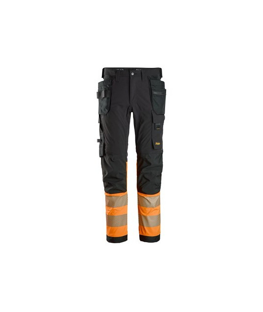 Snickers Workwear Varselbyxor med 4-vägsstretch och hölsterfickor, ...