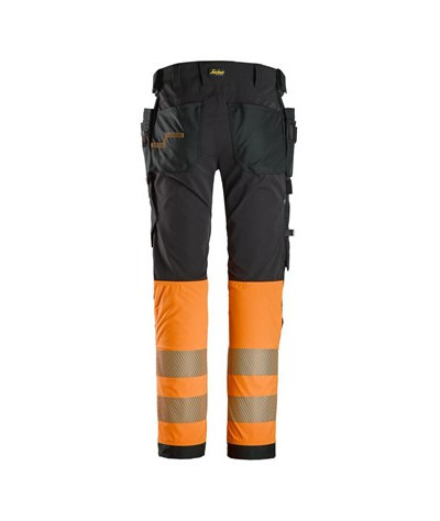 Snickers Workwear Varselbyxor med 4-vägsstretch och hölsterfickor, ...