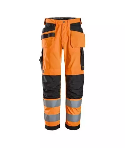 Snickers Workwear Varselbyxor med hölsterfickor, klass 2 Snickers W...