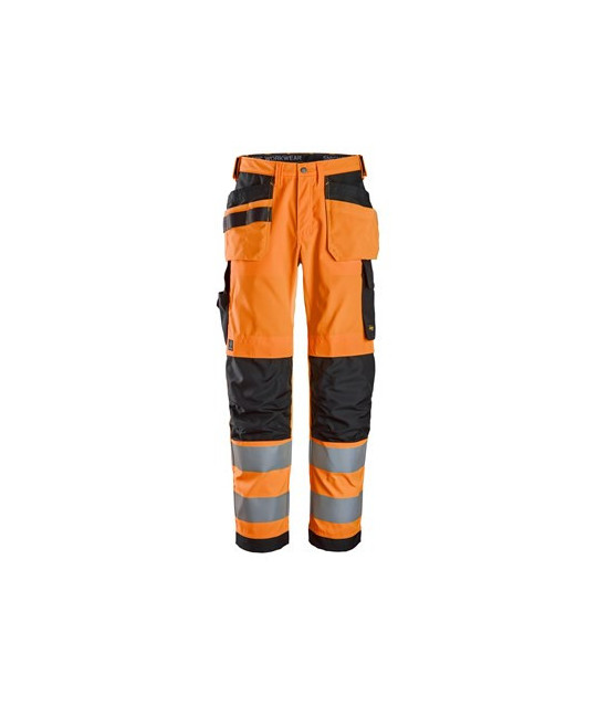 Snickers Workwear Varselbyxor med hölsterfickor, klass 2 Snickers W...
