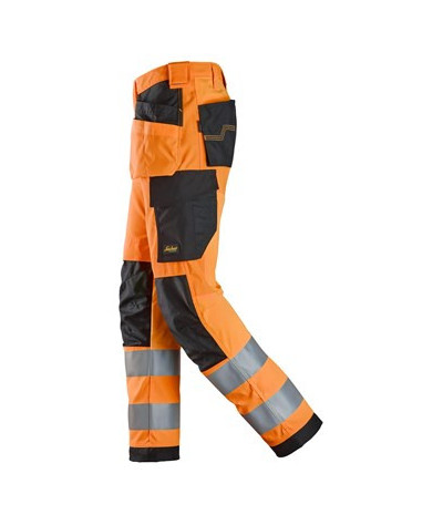 Snickers Workwear Varselbyxor med hölsterfickor, klass 2 Snickers W...