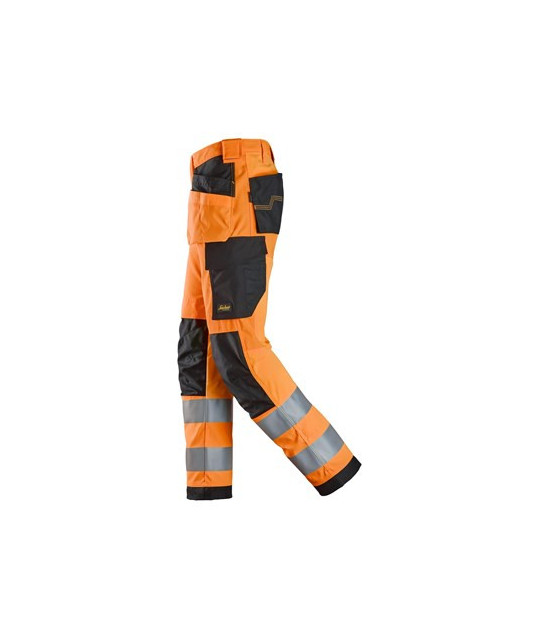Snickers Workwear Varselbyxor med hölsterfickor, klass 2 Snickers W...