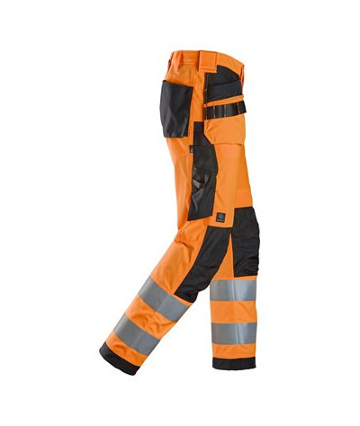 Snickers Workwear Varselbyxor med hölsterfickor, klass 2 Snickers W...