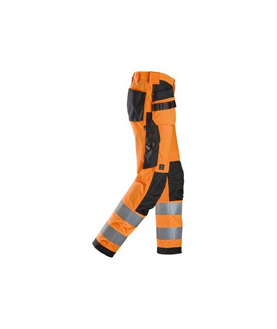Snickers Workwear Varselbyxor med hölsterfickor, klass 2 Snickers W...