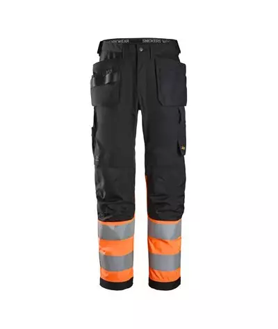 Snickers Workwear Varselbyxor med hölsterfickor, klass 1 Snickers W...