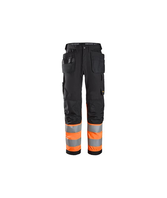 Snickers Workwear Varselbyxor med hölsterfickor, klass 1 Snickers W...