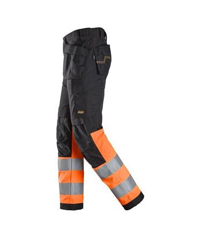 Snickers Workwear Varselbyxor med hölsterfickor, klass 1 Snickers W...