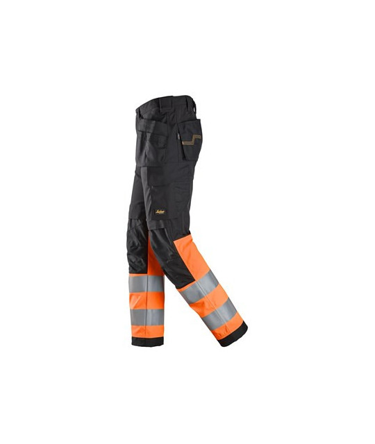 Snickers Workwear Varselbyxor med hölsterfickor, klass 1 Snickers W...