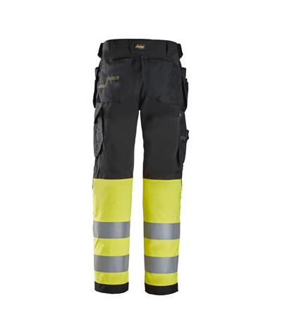 Snickers Workwear Varselbyxor med hölsterfickor, klass 1