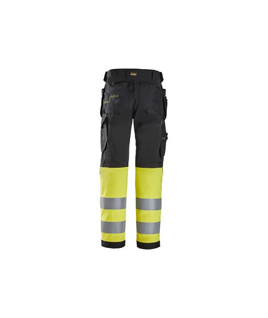 Snickers Workwear Varselbyxor med hölsterfickor, klass 1