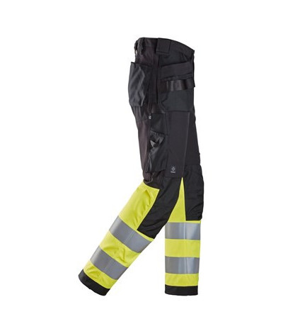 Snickers Workwear Varselbyxor med hölsterfickor, klass 1