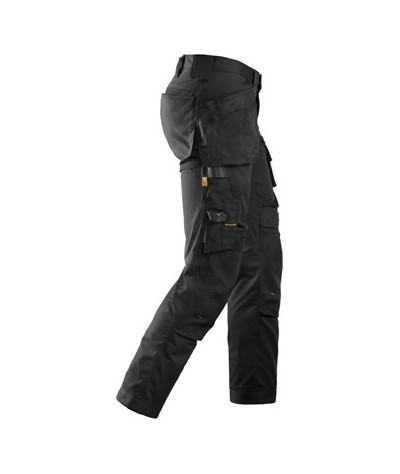Stretch pants with holster pockets