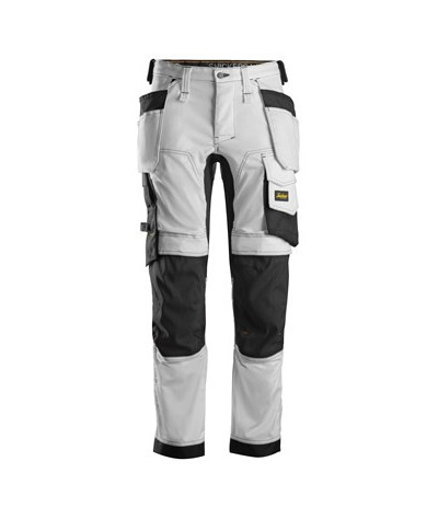 Stretch pants with holster pockets