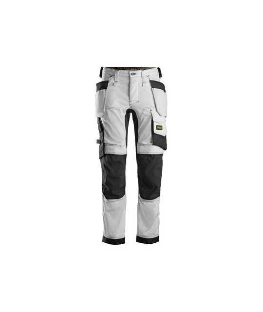Stretch pants with holster pockets