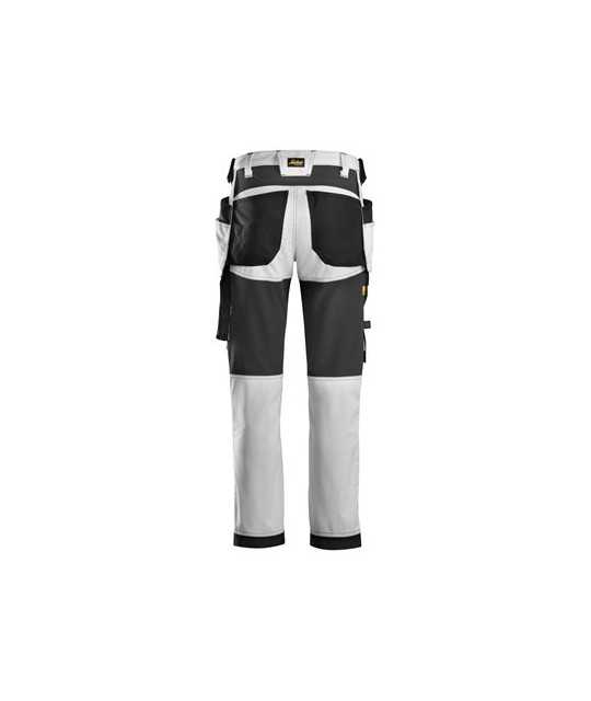 Stretch pants with holster pockets