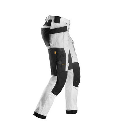 Stretch pants with holster pockets