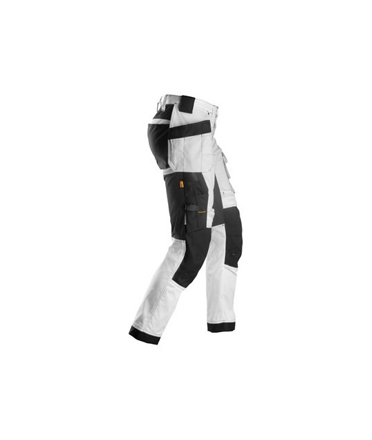 Stretch pants with holster pockets