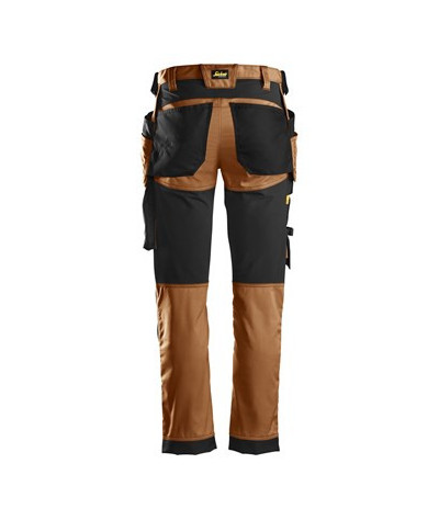 Stretch pants with holster pockets