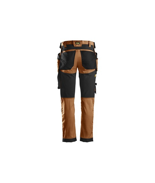 Stretch pants with holster pockets