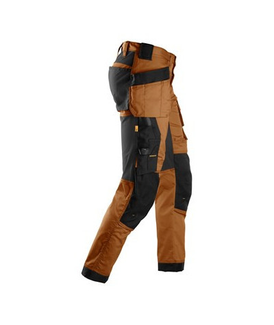 Stretch pants with holster pockets