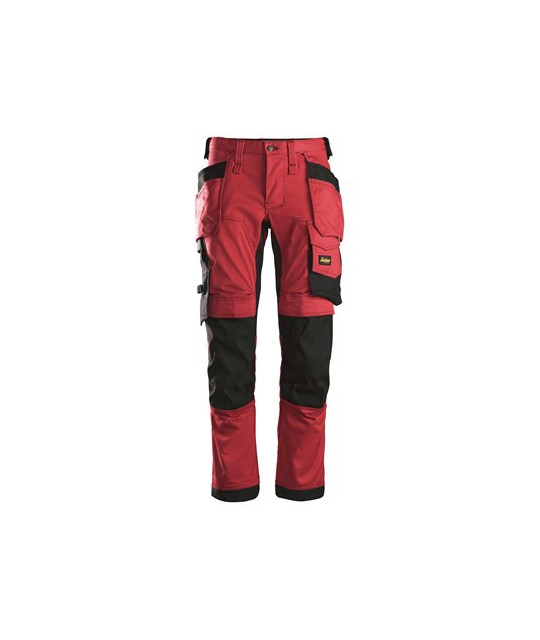 Stretch pants with holster pockets